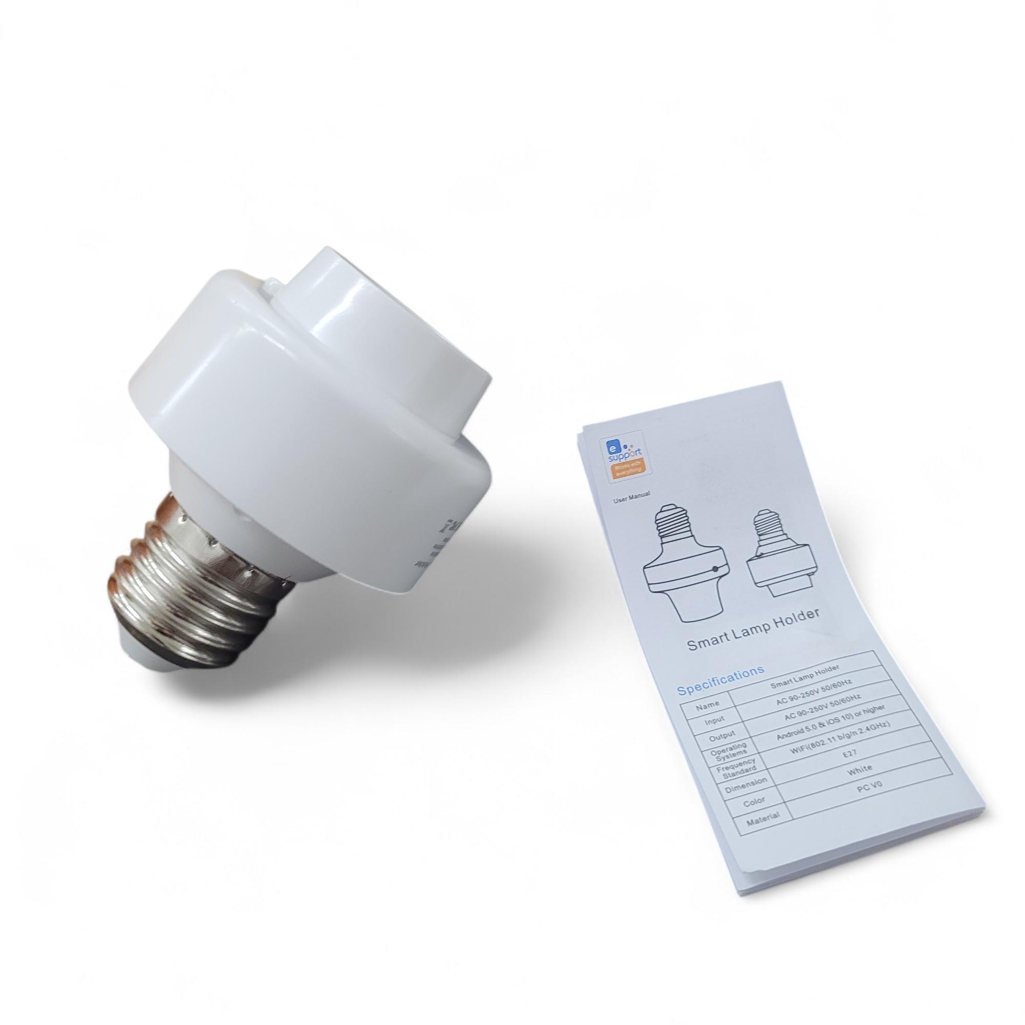 Gambar produk Yiweiilan Fitting Lampu Pintar Smart Lamp Socket Remote Mobile App E27 - DT0008