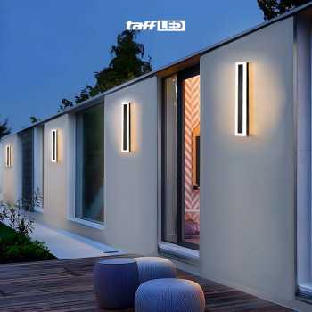 Gambar produk TaffLED Lampu Dinding Hias Outdoor Long Strip LED 3in1 Color 30cm - ISN-31