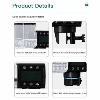 Gambar produk Jebao Dispenser Makanan Ikan Otomatis Fish Feeder Timer 250ml - AF-250