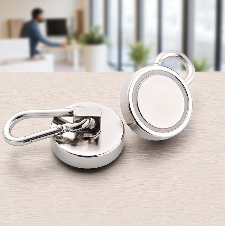 Gambar produk Taffware Magnet Gantungan Serbaguna Carabiner Hook Neodymium 46kg - L36