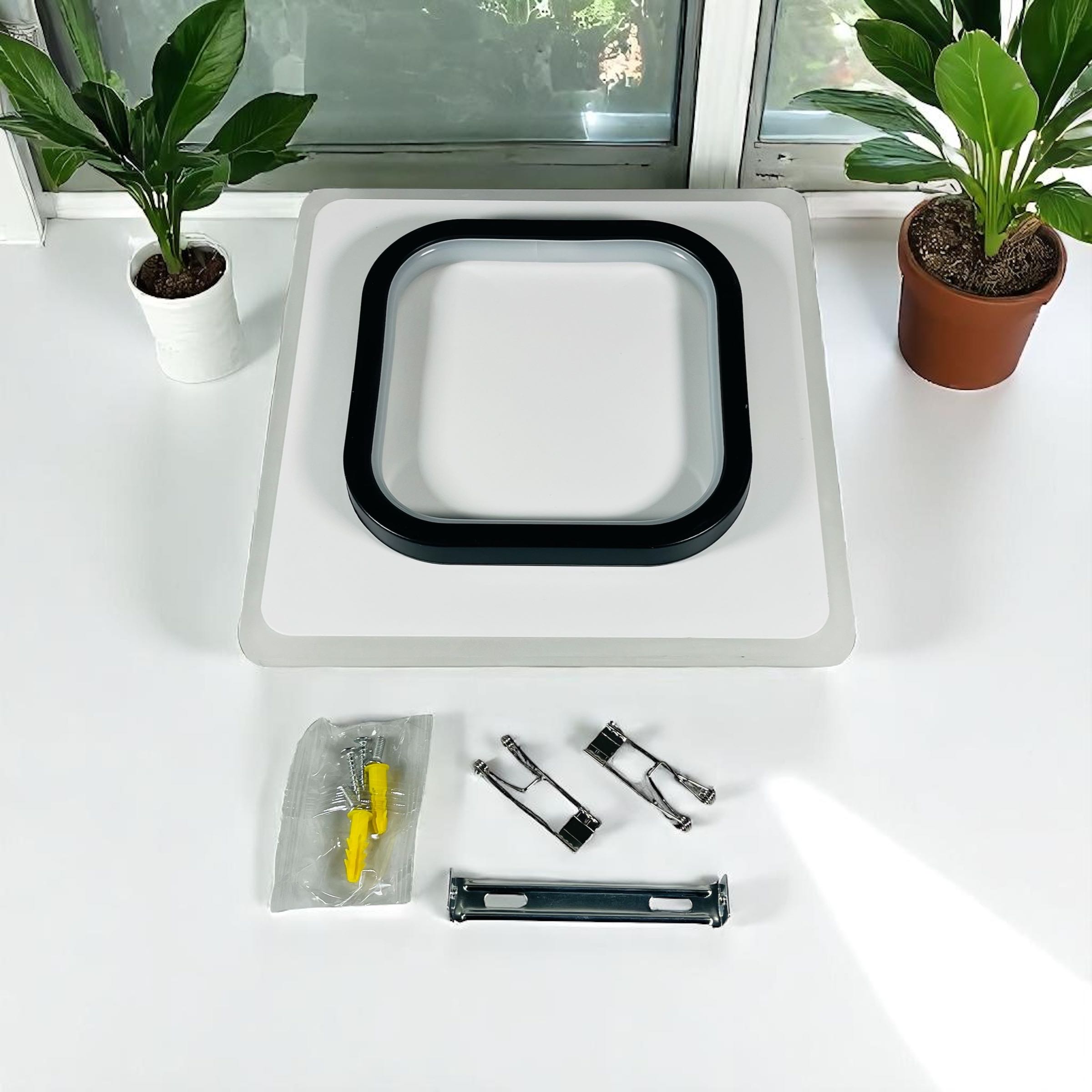Gambar produk ELCONTALL Lampu Plafon LED Ceiling Light 3 Color 24W Square - EC01