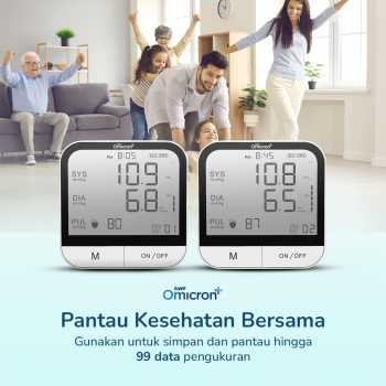 Gambar produk TaffOmicron Tensimeter Digital Pengukur Tekanan Darah English Voice - BMP-A7VL