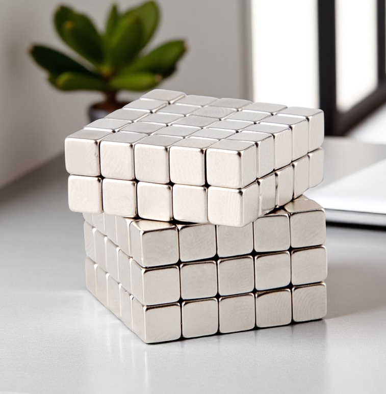 Gambar produk Yue Strong Neodymium Magnet NdFeB N35 5x5x5mm 60 PCS - INU71