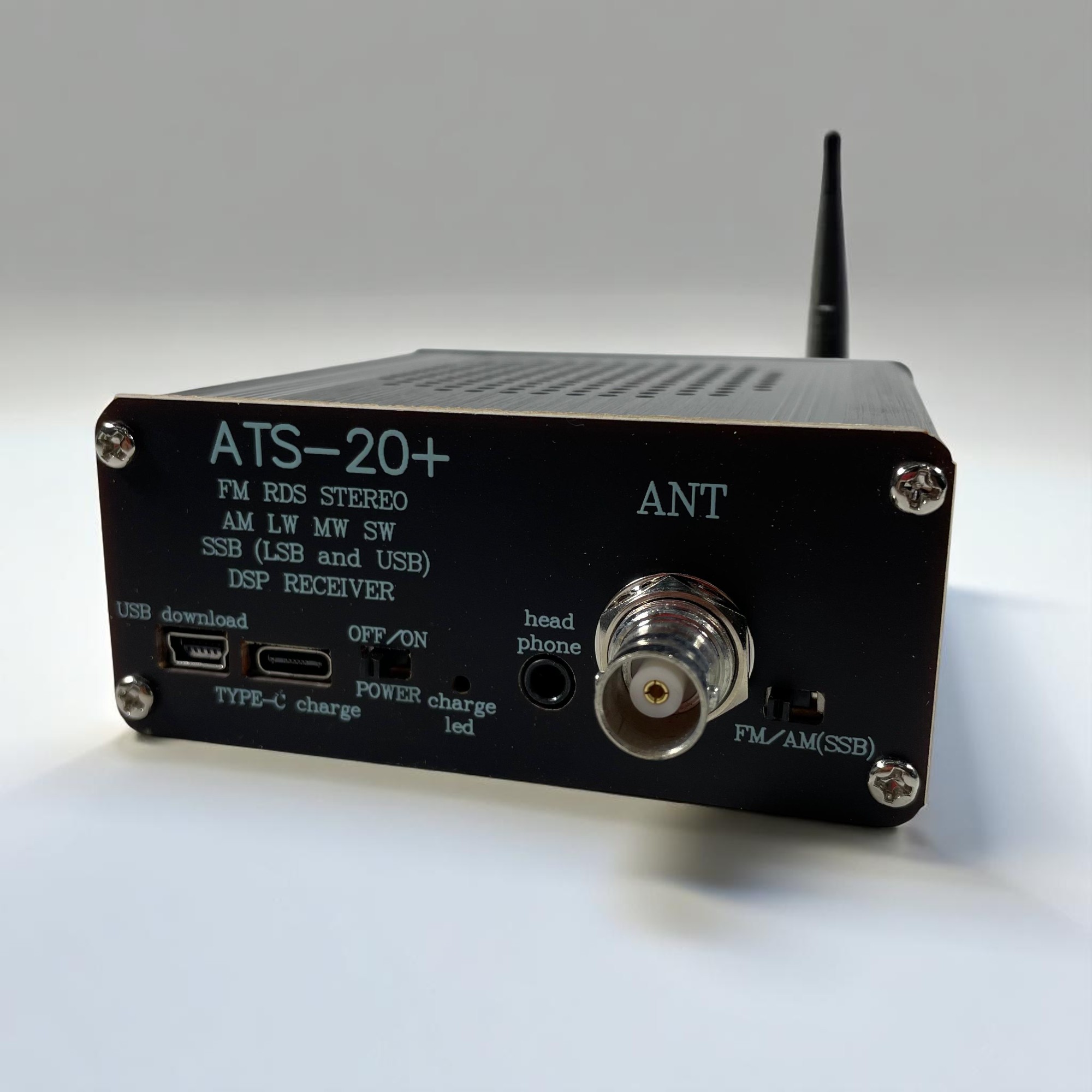 Gambar produk Qiilu Radio Receiver FM AM Full Band Portable with Speaker 800mAh - ATS-20+