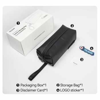 Gambar produk TELESIN Tas Kamera Aksi DJI Osmo Pocket 3 Soft Case Waterproof - S6-PRC-08-TDJ