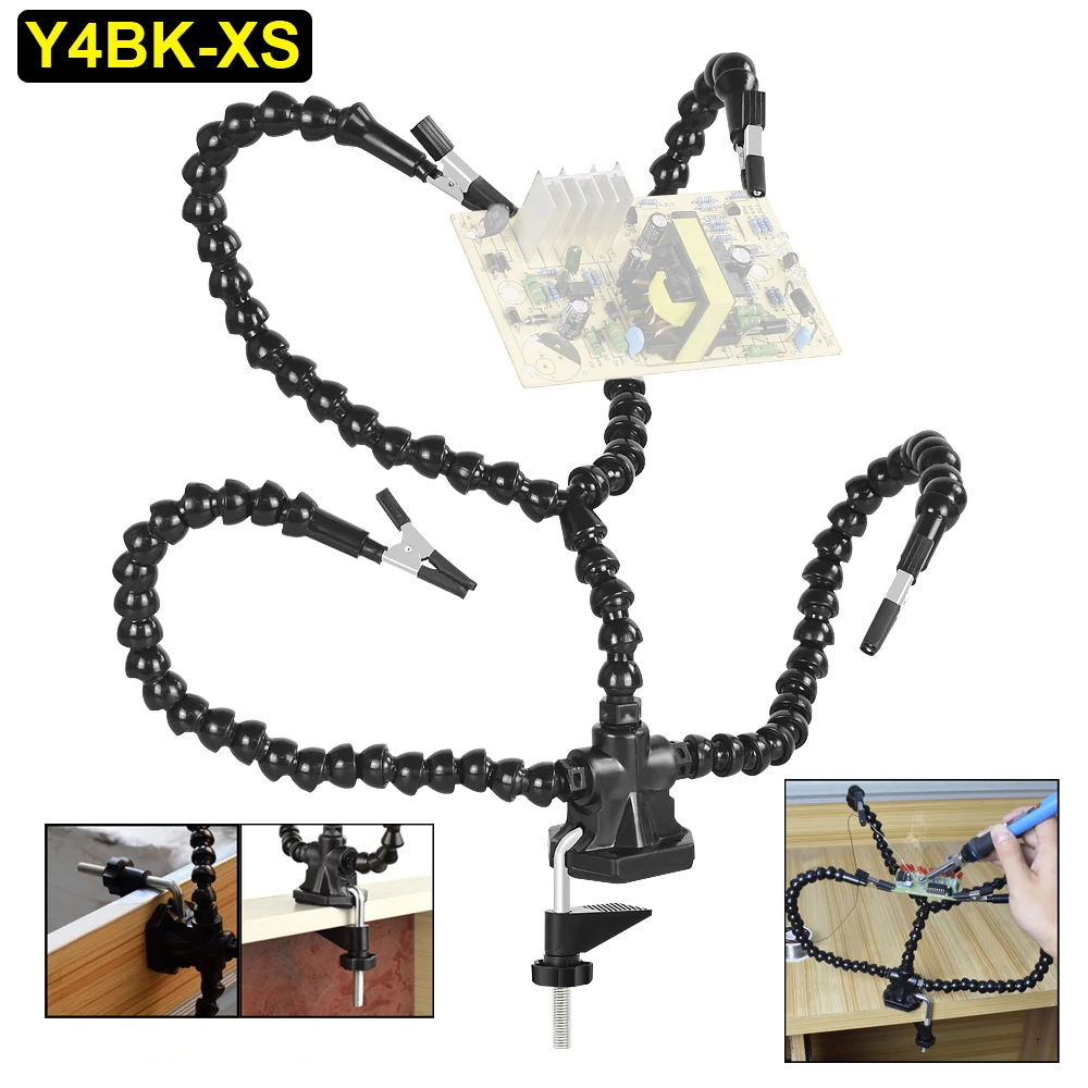 Gambar produk NEWACALOX Alat Pegangan Solder Helping Hand Welding PCB Holder - Y4BK-XS