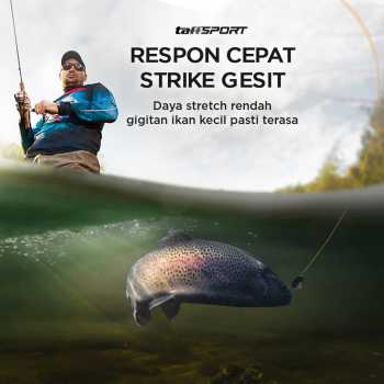 Gambar produk TaffSPORT Senar Tali Pancing 4 Braided Fishing Line Strong PE 300M 0.8 - DM3