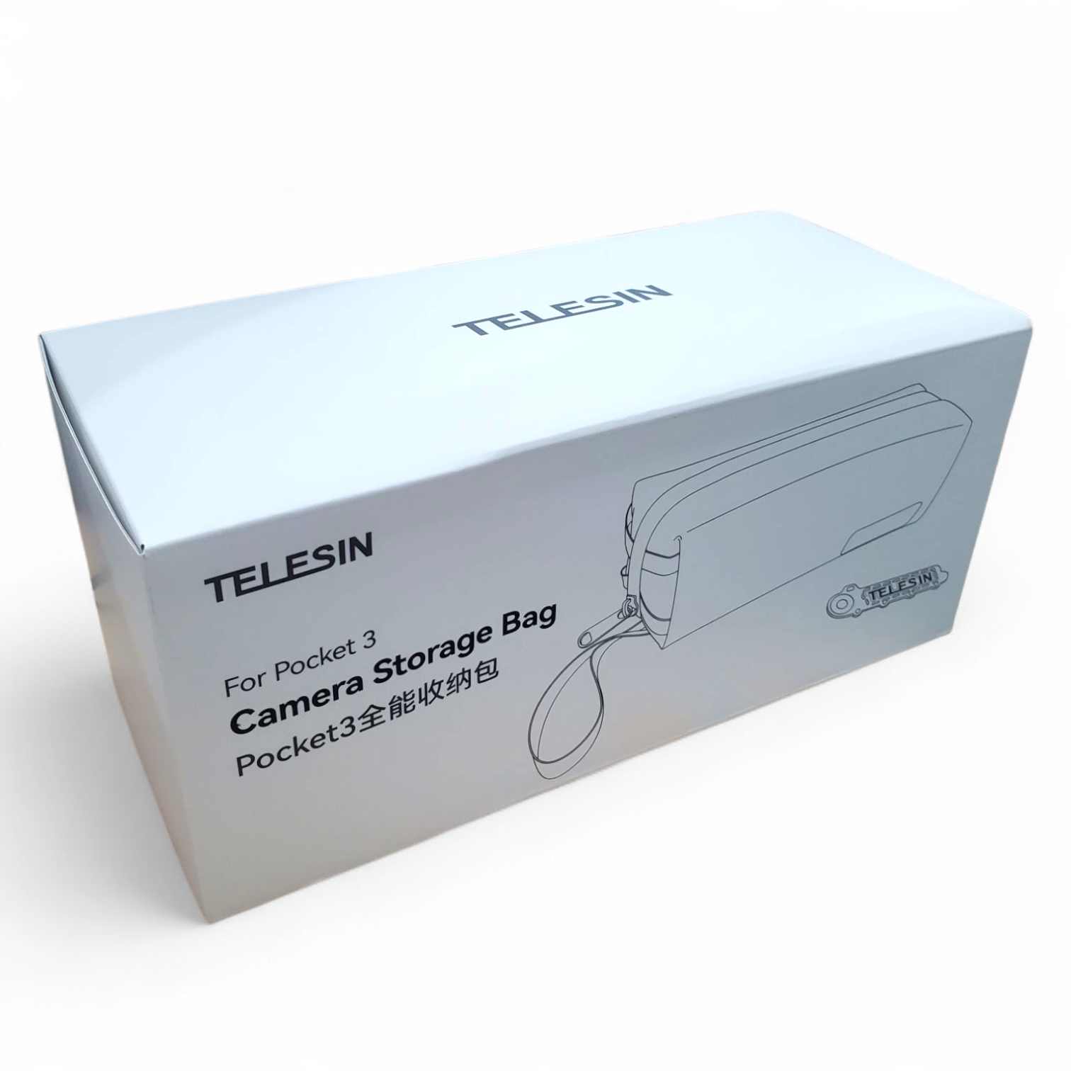 Gambar produk TELESIN Tas Kamera Aksi DJI Osmo Pocket 3 Soft Case Waterproof - S6-PRC-08-TDJ