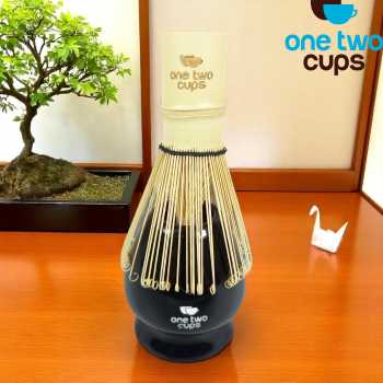 Gambar produk One Two Cups Set Matcha Teh 6in1 Chasen Whisk Chawan Chashaku Chakoshi - DB06