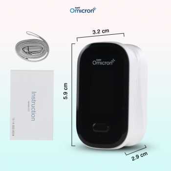 Gambar produk TaffOmicron Fingertip Pulse Oximeter Alat Ukur Saturasi Oksigen Darah - YK-80B