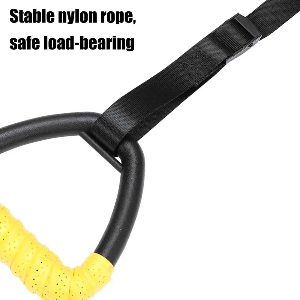 Gambar produk SOTORE Gymnastic Pull Up Ring Non Slip Home Workouts with Strap 1M - SR46