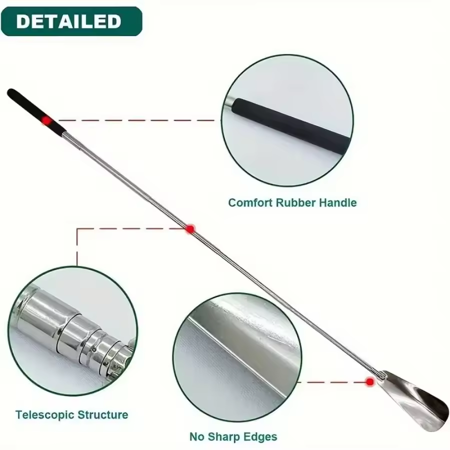 Gambar produk FMA Extendable Telescopic Shoe Lifter Stainless Steel 64cm - F-64