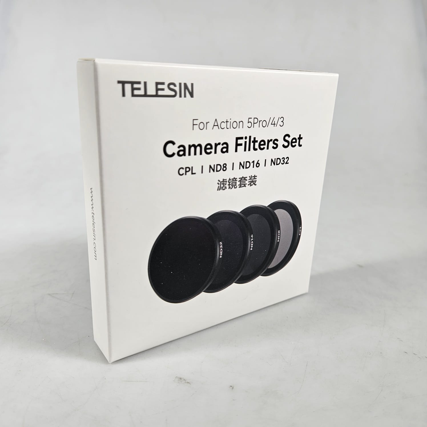 Gambar produk TELESIN CPL ND Camera Lens Filter Kit for DJI Osmo Action 3/4/5 Pro - S5-FLT-06-TDJ