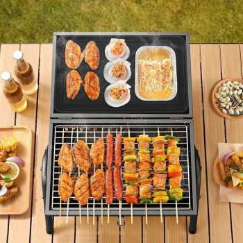 Gambar produk Xbess Alat Panggang Arang Portable BBQ Outdoor Grill Stove with Pan - K-707