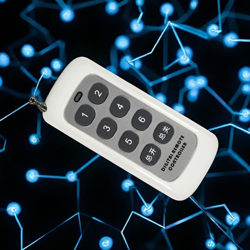 Gambar produk Kebidumei Remot Kontrol Gerbang Garasi Transmitter 6 Keys 433MHz - KB8