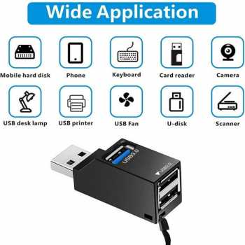 Gambar produk Unitek Mini Super Speed USB 3.0 Hub 3 Port - Y-2153