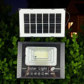 Gambar produk OOBEST Lampu Dinding Solar Sensor Cahaya Waterproof 144 LED Cool White - OB144