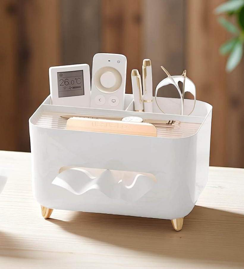 Gambar produk MansH Kotak Tisu Multifungsi Modern Storage Organizer Tissue Box - M1
