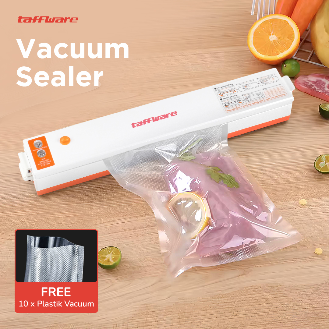 Gambar produk Taffware Alat Vakum Makanan Vacuum Sealer Packaging Machine with Bag - HF-001
