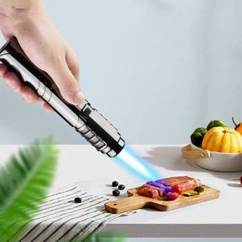 Gambar produk Focus Torch Butane Gas Lighter Blue Flame Windproof Adjustable - SG006