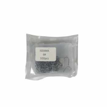 Gambar produk ISEAMA Kail Pancing Ikan Fishing Hook Barbed Carp Tackle No 6 - IS300