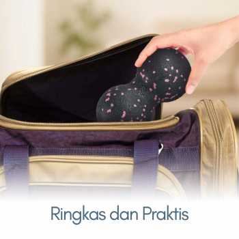 Gambar produk Mertrava Alat Bantu Yoga Peanut Massage Foam Block Roller Ball 8x16cm - D335