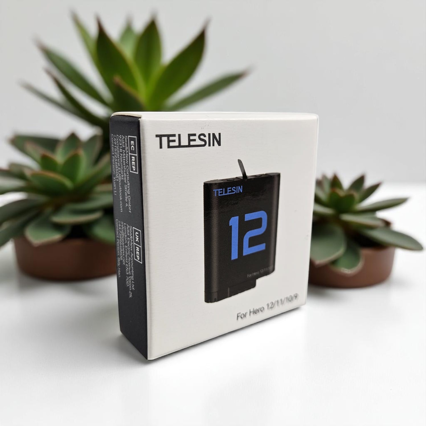Gambar produk TELESIN Baterai Kamera GoPro Hero 9/10/11/12 Rechargeable 1750mAh - S0-ECB-02-TGP