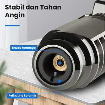 Gambar produk Focus Torch Butane Gas Lighter Blue Flame Windproof Adjustable - SG006