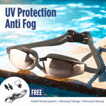 Gambar produk RUIHE Kacamata Renang Dewasa Anti Fog UV Protection - 9200