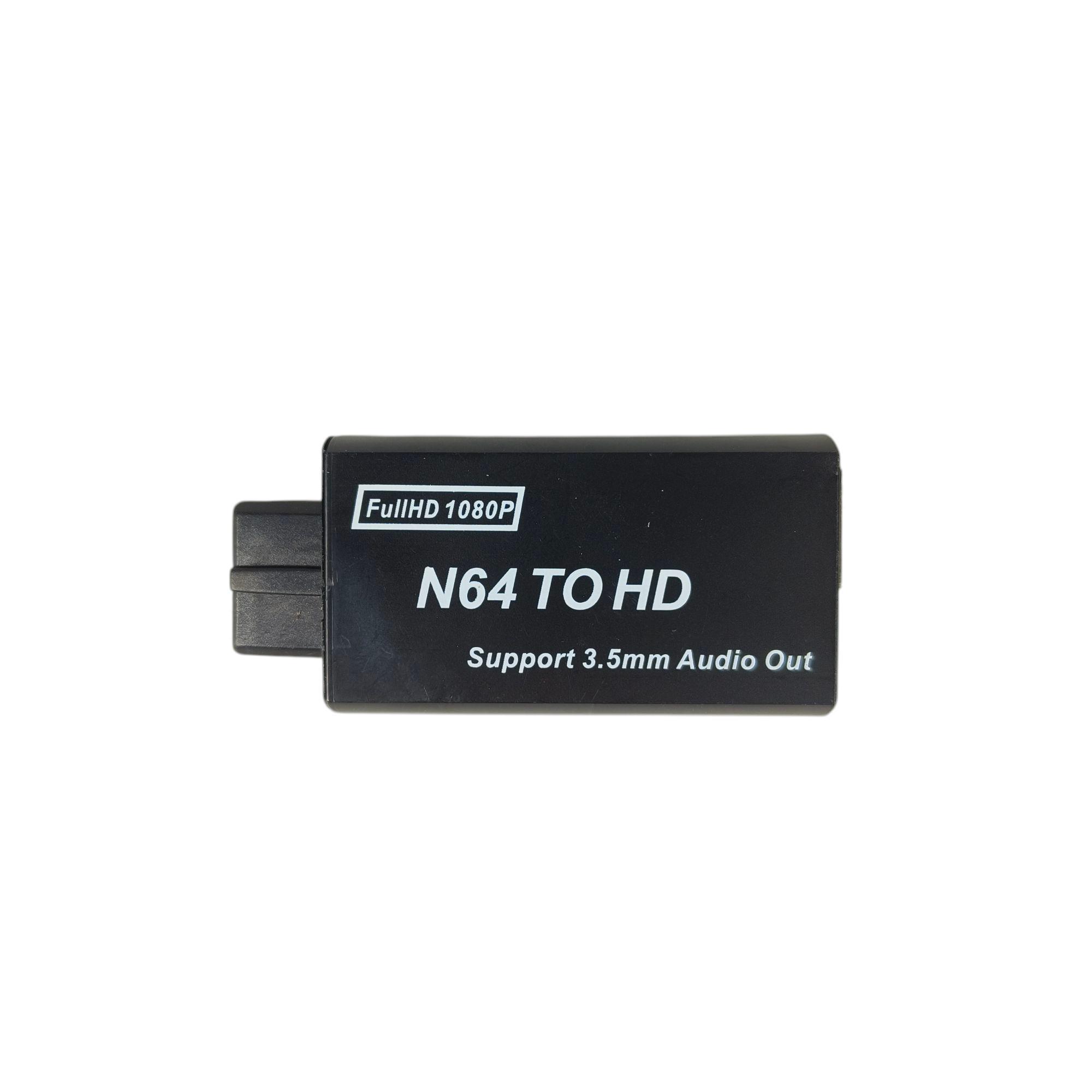 Gambar produk DISOUR Adapter N64 to HDMI Converter SNES NGC 3.5mm Audio 1080P - DS-64