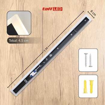 Gambar produk TaffLED Lampu Dinding Hias Outdoor Long Strip LED 3in1 Color 1M - ISN-31