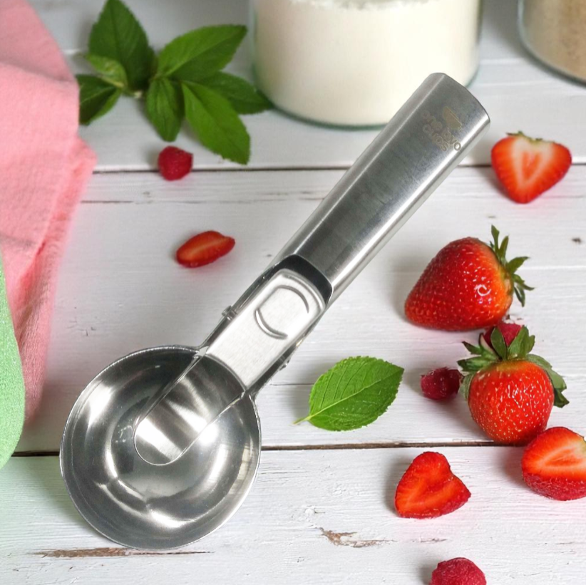 Gambar produk One Two Cups Sendok Scoop Es Krim dan Buah Stainless Steel 5.7cm - OTC57