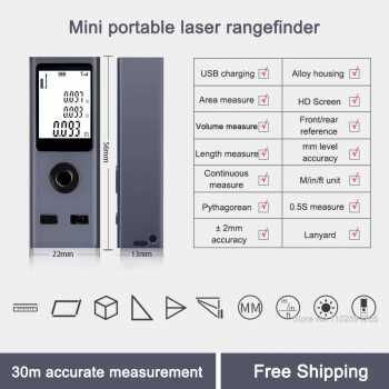 Gambar produk Mancher Meteran Digital Pengukur Jarak Laser Range Finder Portable 30M - MC156