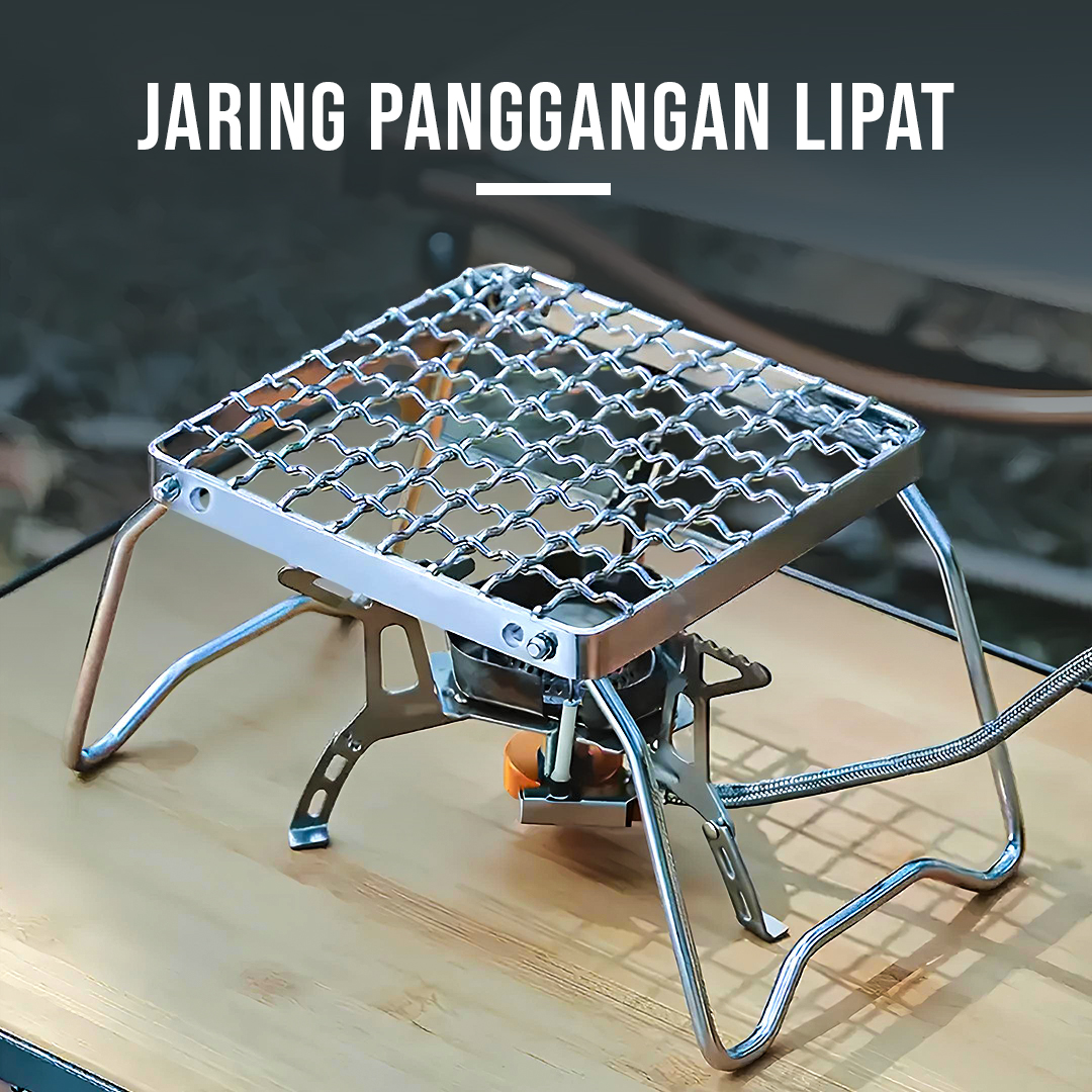 Gambar produk Dikecloud Jaring Panggangan Lipat Foldable Grill Net Stainless Steel - DK13