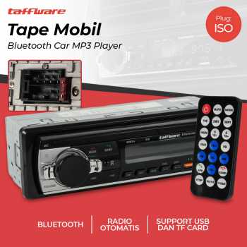 Gambar produk Taffware Tape Mobil Audio Bluetooth Car MP3 Player Plug ISO - JSD-530