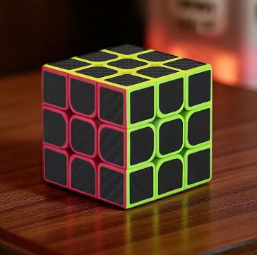 Gambar produk FMA Mainan Kubus Rubik Carbon Fiber Magic Cube 3x3x3 - FMM3