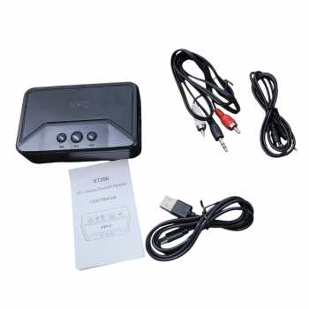 Gambar produk VAORLO Audio Bluetooth 5.0 Receiver NFC Stereo Kit Speaker AUX RCA USB - BT200