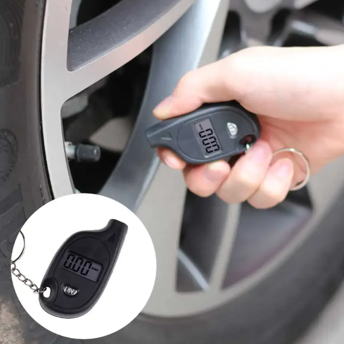 Gambar produk Elistooop Pengukur Tekanan Ban Mobil Digital Tire Pressure Gauge LCD - 0069