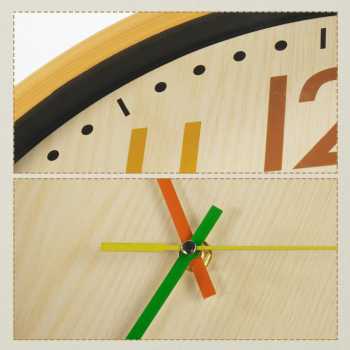 Gambar produk Wooklok Jam Dinding Quartz Nordic Vintage Colorful Number 29cm - WK601