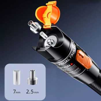 Gambar produk ELBOKERO Pena Laser Fiber Optic Tester Light Pen Fault Locator Red 10 mW - TGR11