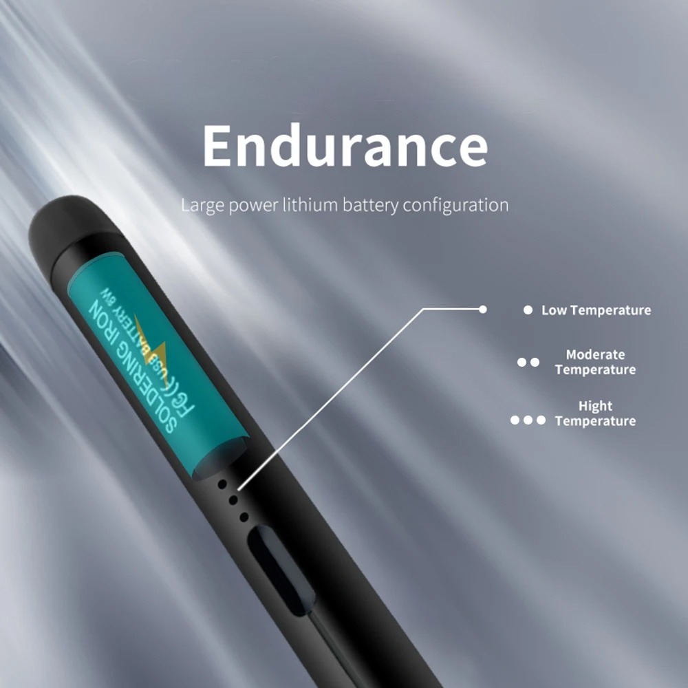 Gambar produk LEFAVOR Solder Adjustable Temperature Fast Heating Type C 800mAh - C200