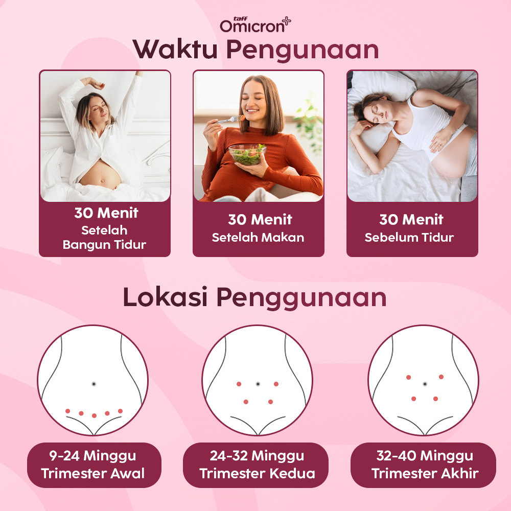 Gambar produk TaffOmicron Fetal Doppler Deteksi Jantung Janin Heart Rate Monitor - YM-2T8
