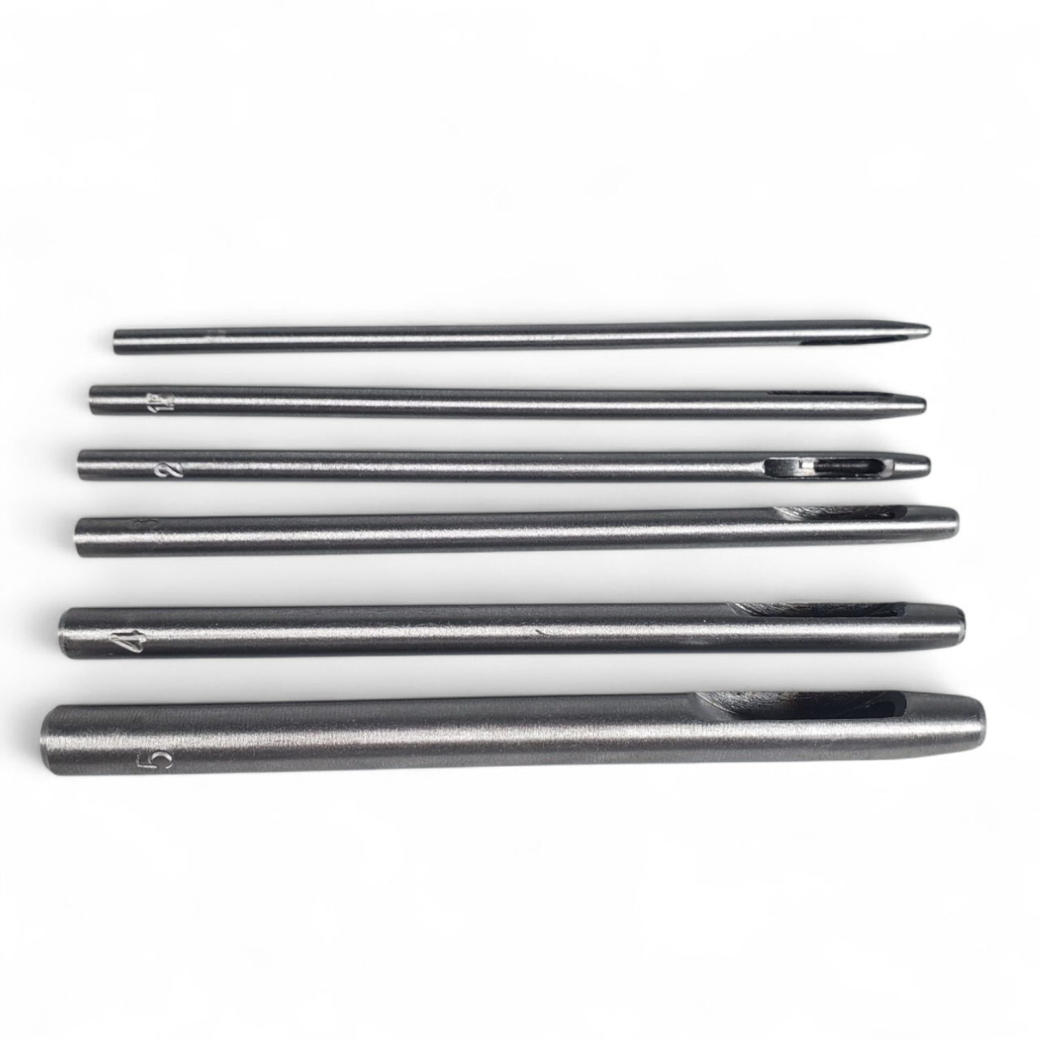 Gambar produk HOLE Set Pelubang Kulit Leather Hole Puncher Steel Hollow Round 6 PCS - H881