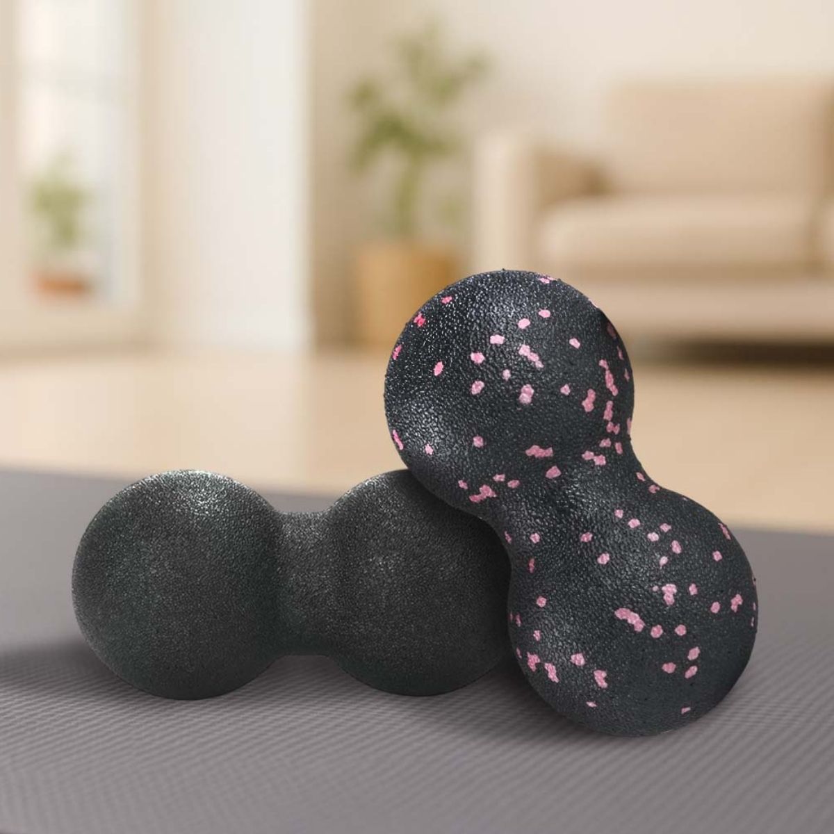 Gambar produk Mertrava Alat Bantu Yoga Peanut Massage Foam Block Roller Ball 8x16cm - D335