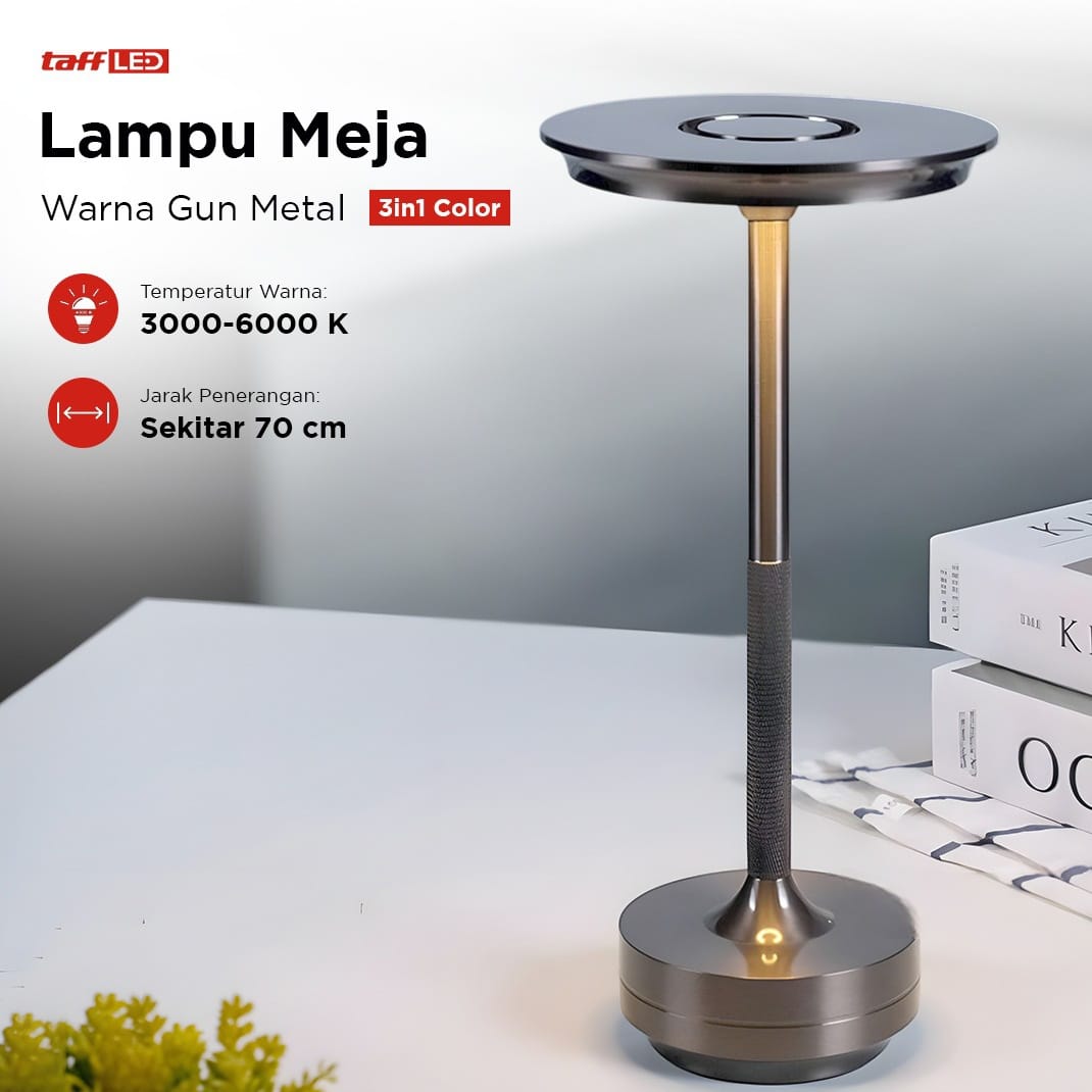 Gambar produk TaffLED Lampu Meja Hias Desk Lamp Restaurant Bar USB 3in1 Color - TW54
