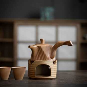 Gambar produk OHGET Teko Teh Keramik Pemanas Lilin Teapot Candle Warmer Set 200ml - OH-20