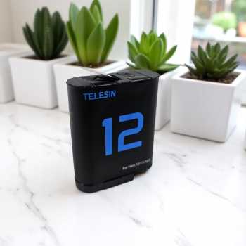 Gambar produk TELESIN Baterai Kamera GoPro Hero 9/10/11/12 Rechargeable 1750mAh - S0-ECB-02-TGP