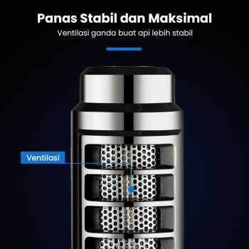 Gambar produk Focus Torch Butane Gas Lighter Blue Flame Windproof Adjustable - SG006