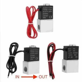 Gambar produk SHIKI Solenoid Valve Katup Air Otomatis Normally Closed 220V 1/8 Inch - 2V025