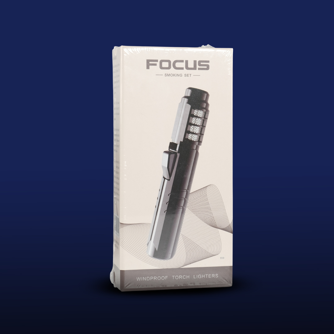 Gambar produk Focus Torch Butane Gas Lighter Blue Flame Windproof Adjustable - SG006